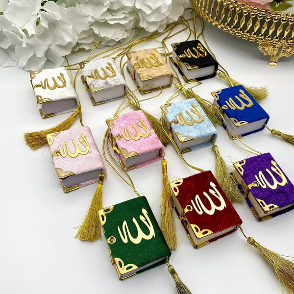 Koran Bok | Arbiska | 6 x 4,5 cm | Guld islamtrend