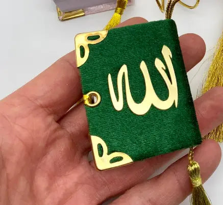 Koran Bok | Arbiska | 6 x 4,5 cm | Guld islamtrend