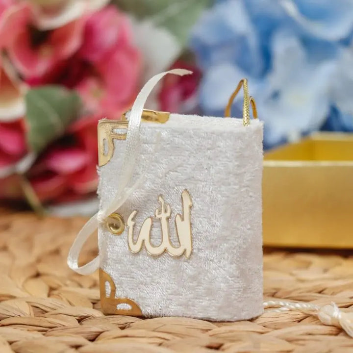 Koran Bok | Arbiska | 6 x 4,5 cm | Guld islamtrend
