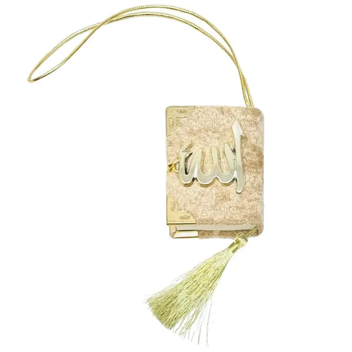 Koran Bok | Arbiska | 6 x 4,5 cm | Guld islamtrend