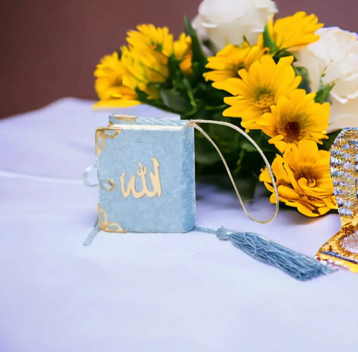 Koran Bok | Arbiska | 6 x 4,5 cm | Guld islamtrend