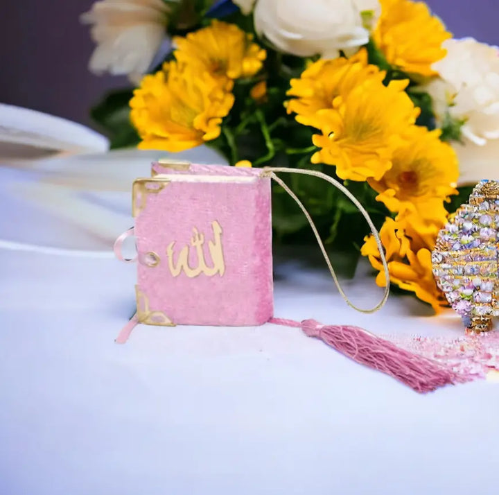 Koran Bok | Arbiska | 6 x 4,5 cm | Guld islamtrend