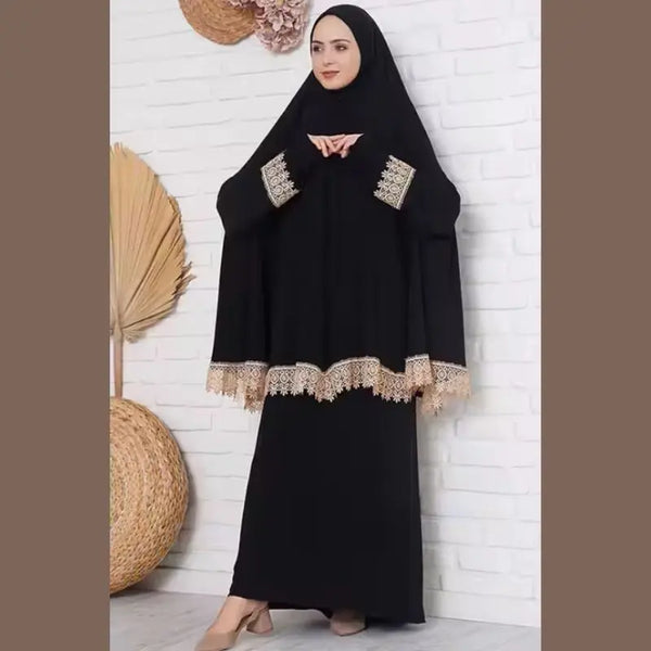 Oludeniz, TUR islamisk, kvinnor, klänningsbön islamtrend