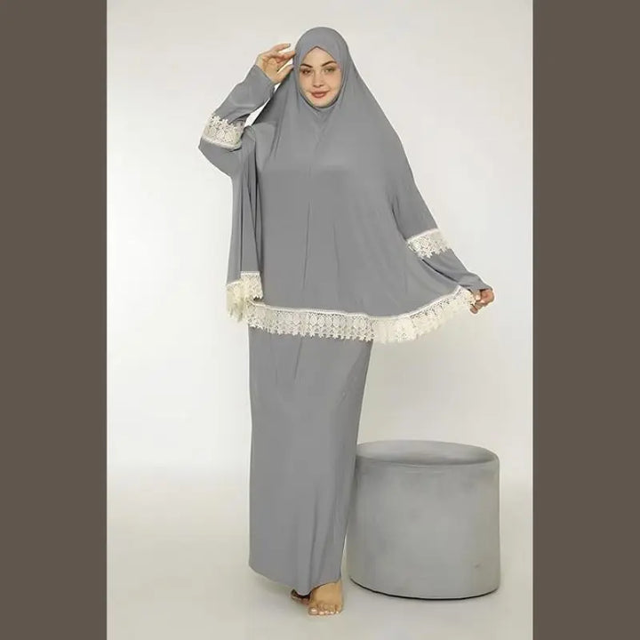 Oludeniz, TUR islamisk, kvinnor, klänningsbön islamtrend