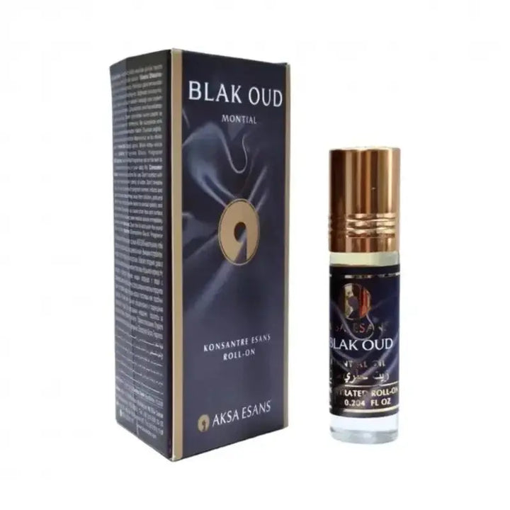 Parfymolja "Blak Oud Montial" Aksa Esans, 6 ml islamtrend