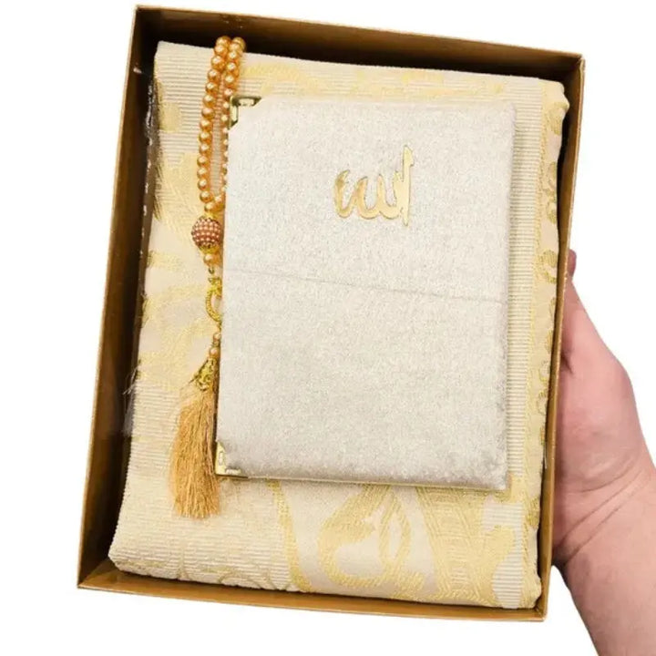 Quran Prayer Rug and Islamic Rosary Gift Set (kopia) (kopia) (kopia) islamtrend
