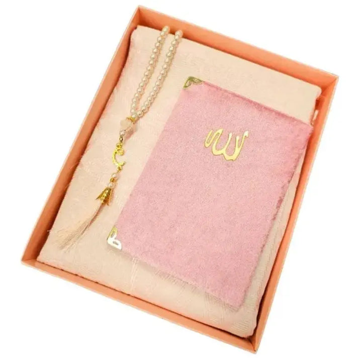 Quran Prayer Rug and Islamic Rosary Gift Set (kopia) islamtrend